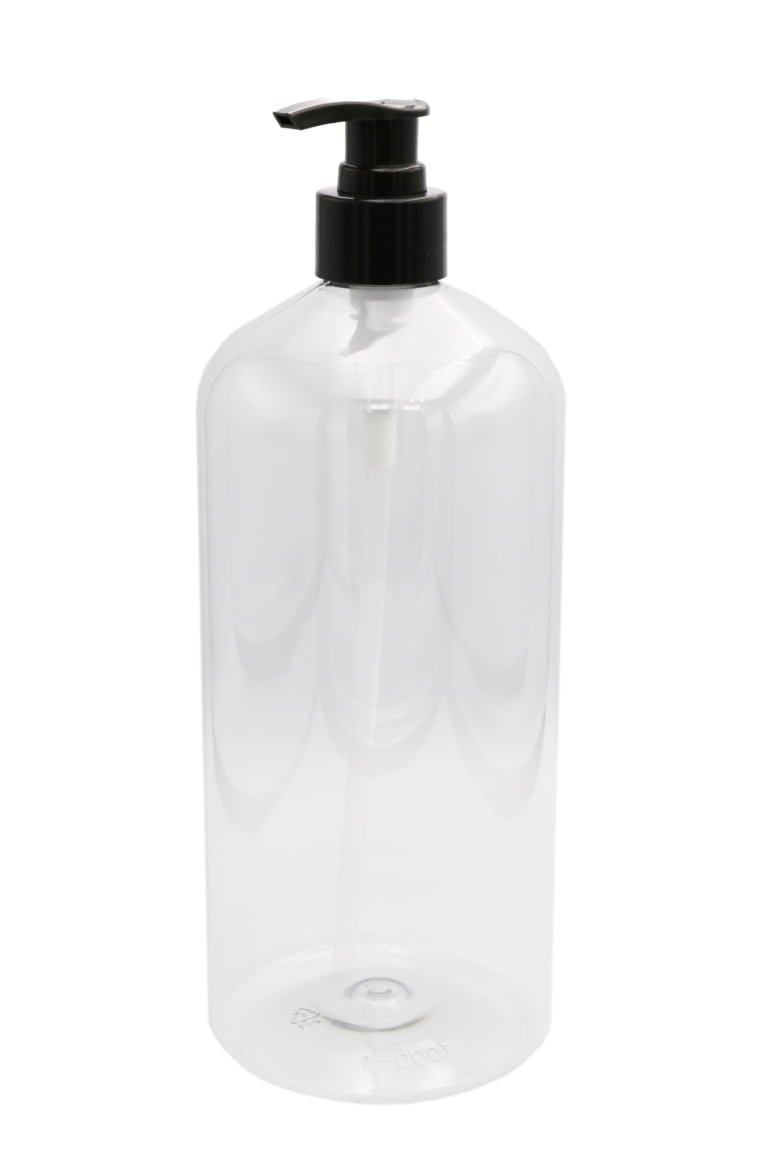 1000ml PET bottle incl. soap dispenser Black 28/410