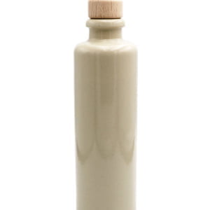 1000ml Flasche "Standard" Weiss mit Holzgriffkorken
