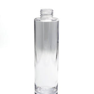Bottiglia rotonda Elegance da 150 ml in vetro trasparente