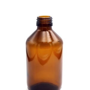 Bottiglia da 250 ml in vetro ambrato PP28