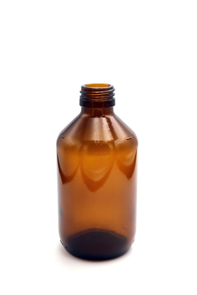 250ml amber glass veral bottle PP28