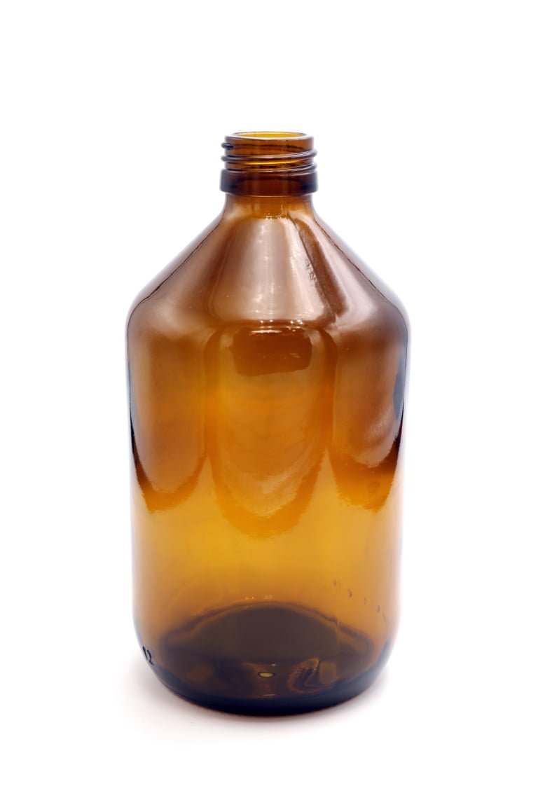500ml Veral bottle made of amber glass PP28