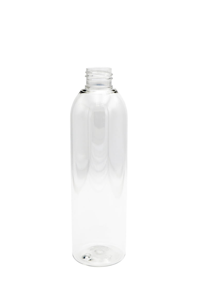Bottiglia rotonda da 250 ml in PET, filettatura 24/410