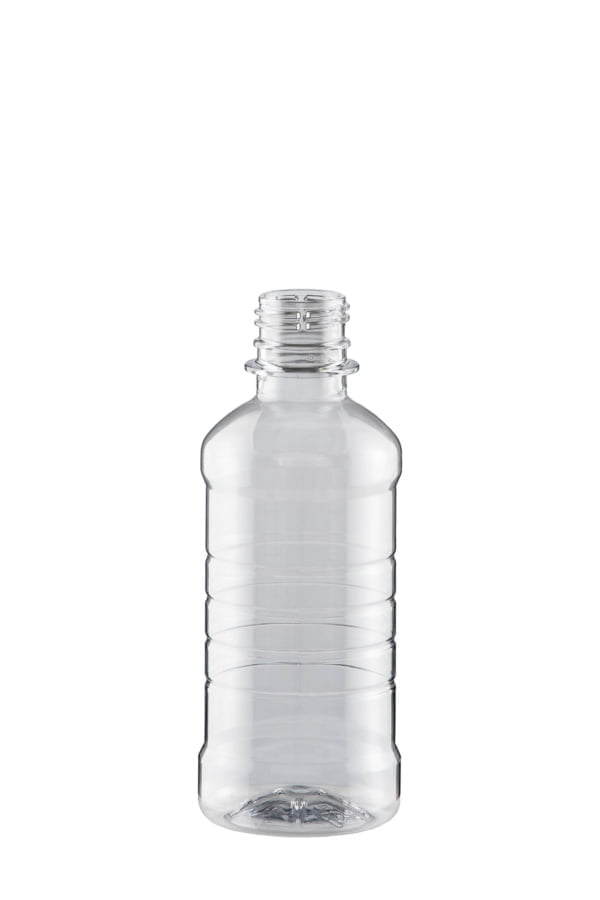 Bottiglia in PET da 250 ml senza tappo