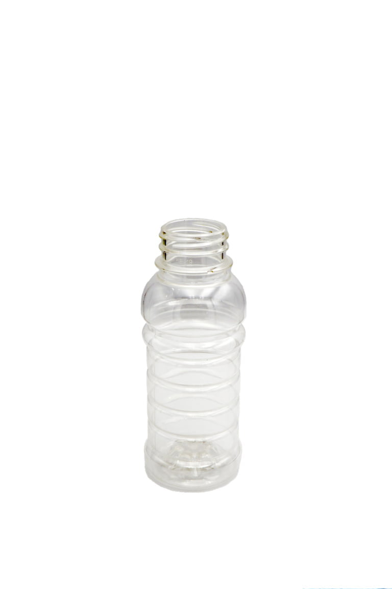 Bottiglia HOTFILL da 250 ml in PET senza tappo