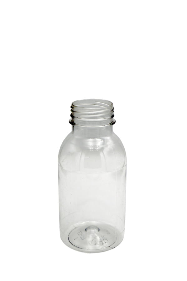 250ml wide-neck bottle rPET, 100% recyclate