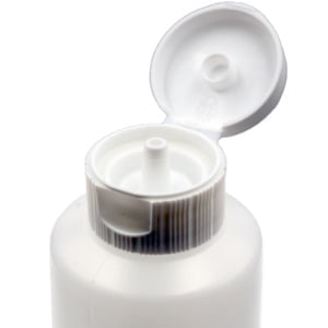 Fermeture à clapet blanc, ouverture 3mm droite