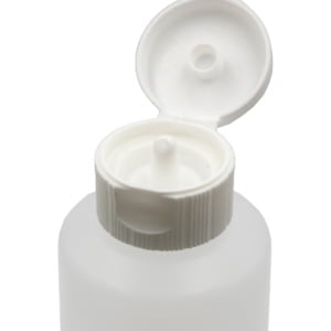 Fermeture à clapet blanche, ouverture en biais de 1 mm