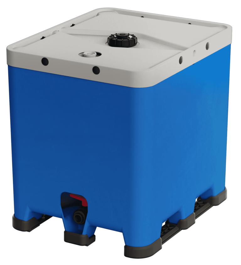 Poly IBC version bottom outlet