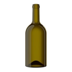 Bouteille de vin/vin mousseux en verre MINI de 750 ml