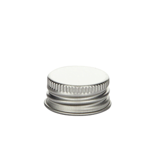 Aluminium screw cap with rolled edge - 24 x 12mm