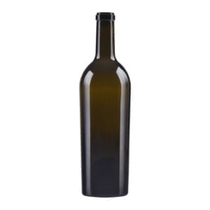 Bouteille de vin/vin mousseux en verre ARES