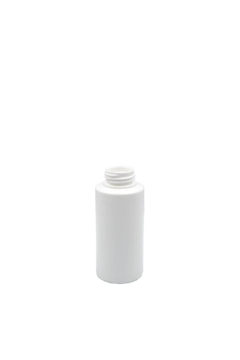 100ml Round Bottle White