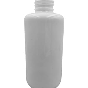 Bouteille ronde en verre opale de 100ml, 24/410