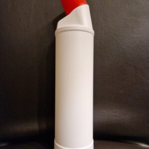 750ml WC - Bouteille à col rond/incliné nature incl. bouchon rouge