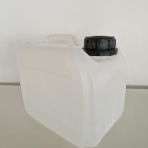 3 litre canister type 2 Stackable with cap DIN45 black