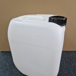 Tanica da 20 litri impilabile con tappo 70mm nero