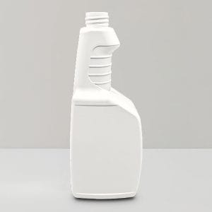 750ml spray bottle HD-PE white, 28/410
