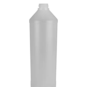 1000ml round bottle HD-PE natural, 28/400